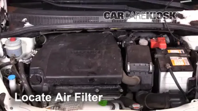 2013 Suzuki SX4 LE 2.0L 4 Cyl. Filtre à air (moteur) Changement